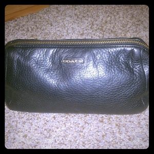 Coach leather wristlet